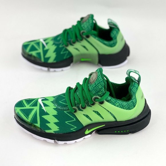 Nike Air Presto Naija Nigeria Green XXS Women's Size 4.5-6.5 Sneakers - Picture 3 of 12